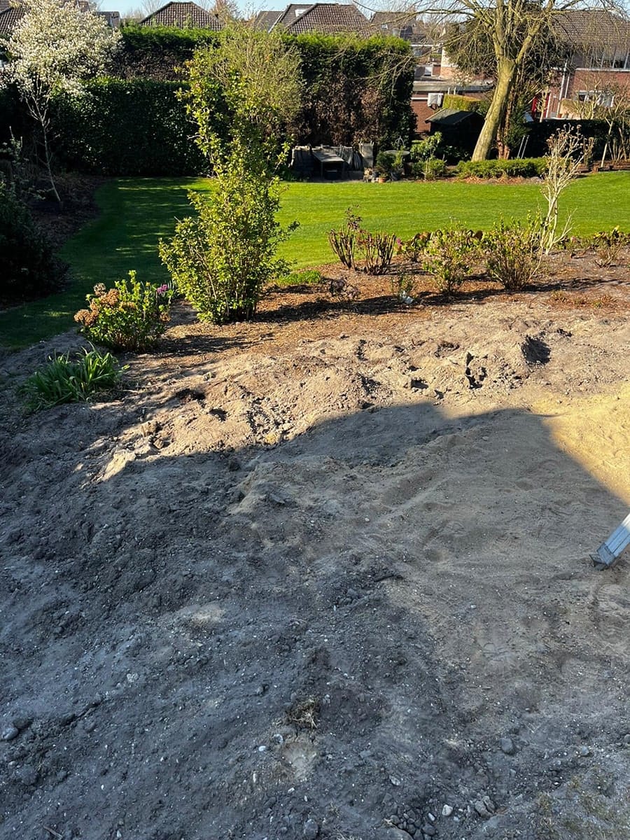 Tuin met hoogteverschil Nijmegen Keerwanden