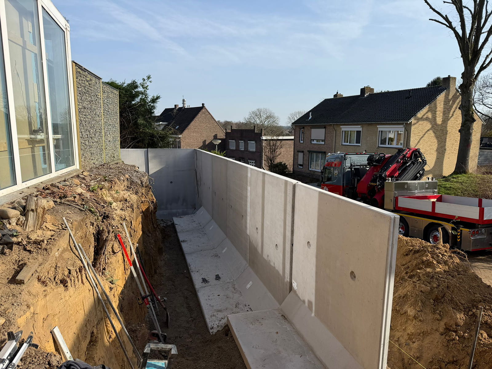 Keerwanden plaatsen Heerlen